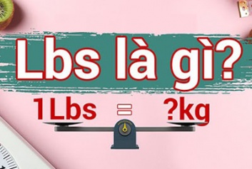 Cách đổi lbs sang kg